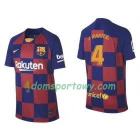 Koszulka FC Barcelona Ivan Rakitic 4 Domowe Koszulki Piłkarskie 2019-2020 Krótki Rękaw 